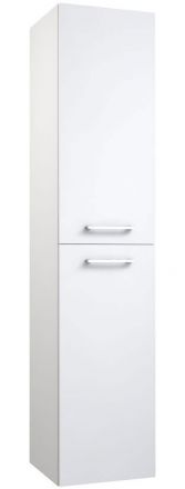 Badezimmer - Hochschrank Rajkot 83, Farbe: Weiß matt – 160 x 35 x 35 cm (H x B x T)