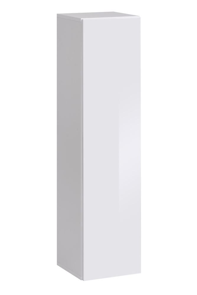 Eleganter Hängeschrank Fardalen 05, Farbe: Weiß - Abmessungen: 120 x 30 x 30 cm (H x B x T), mit drei Fächer