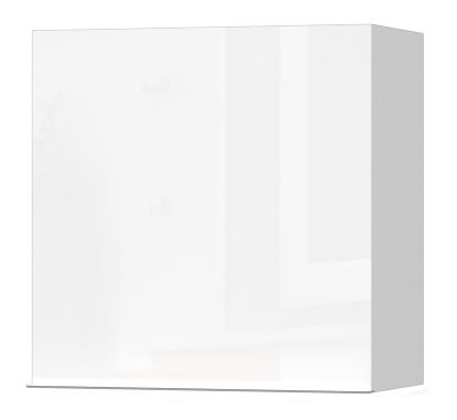 Hängeregal / Wandregal Faleasiu 28, Farbe: Weiß - Abmessungen: 56 x 55 x 29 cm (H x B x T)