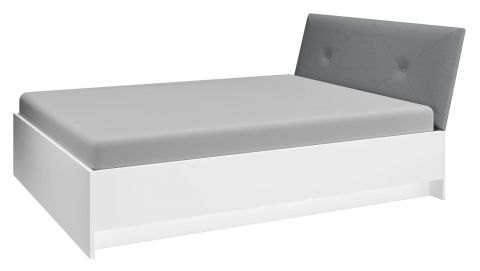 Doppelbett Oulainen 14, Farbe: Weiß - Liegefläche: 160 x 200 cm (B x L)