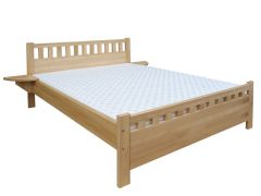 Jugendbett Buche massiv Vollholz natur 108, inkl. Lattenrost - Abmessung 160 x 200 cm