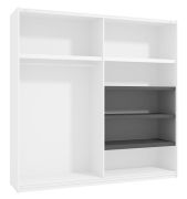 3er Set Einlegeböden, Graphitgrau, Maße: 5 x 107,5 x 46,5 cm, für 220 breite Schränke