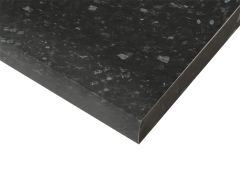 Arbeitsplatte für Küchenzeile / Küchenblock | Farbe: Feuerstein Schwarz | 200 x 60 x 2,8 cm