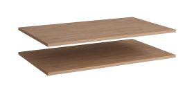 Holzeinlegeboden | 2er Set | Farbe: Eiche Puccini | Maße: 99 x 55 x 2 cm