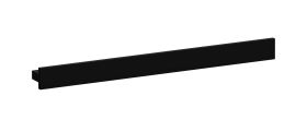 Griff | Farbe: Schwarz | Maße: 100 x 2 cm