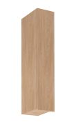 Küchenhängeschrank | 1 Drehtür | Farbe: Eiche Puccini | Soft-Close Funktion | 3 Fächer | 20 x 32 x 100 cm | schmal | Türanschlag: Rechts