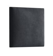 Polsterpaneele, 10er Set, Farbe: Schwarz, Bezug: Velour, Maße: 38 x 40 cm