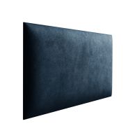 Polsterpaneele, 10er Set, Farbe: Dunkelblau, Bezug: Velour, Maße: 40 x 30 cm