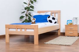 Kinderbett / Jugendbett "Easy Premium Line" K8, Buche Vollholz massiv natur