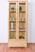 Vitrinenschrank Kiefer natur