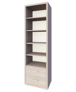 Regal Kerowagi 04, Farbe: Sonoma Eiche - Abmessungen: 200 x 60 x 41 cm (H x B x T)