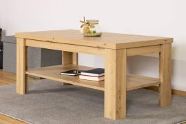 Couchtisch Vanimo 12, Farbe: Eiche - Abmessungen: 115 x 60 x 48 cm (B x T x H)