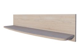 Hängeregal / Wandregal Rabaul 31, Farbe: Sonoma Eiche - Abmessungen: 30 x 120 x 27 cm (H x B x T)