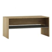 Couchtisch Ciomas 15, Farbe: Sonoma Eiche / Grau - Abmessungen: 120 x 60 x 55 cm (B x T x H)