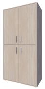 Schrank Garut 22, Farbe: Sonoma Eiche - Abmessungen: 194 x 100 x 40 cm (H x B x T)