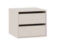 Schubladeneinsatz für Kleiderschränke Cabecao | Schubladenkasteneinsatz | 43,5 x 50 x 50,5 cm | Kaschmir | 2 Schubladen | genügend Platz