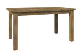 Esstisch ausziehbar Selun 14, Farbe: Eiche Dunkelbraun - 160 - 203 x 90 cm (B x T)
