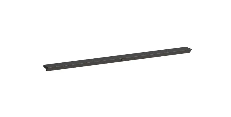 LED-Leiste | 2,12 W | 2 m Kabel | neutrale helle Farbe | Farbe: Chrom | mit integriertem Bewegungssenor | Maße: 49 x 1 x 3 cm