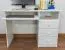 Schreibtisch Kiefer massiv Vollholz weiß Junco 189 - Abmessung 75 x 110 x 55 cm