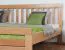 Jugendbett "Easy Premium Line" K8 inkl. 1 Abdeckblende, 200 x 200 cm Buche Vollholz massiv Natur