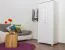 Kleiderschrank massiv weiss