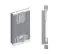 180 cm breiter Schiebetürenschrank mit 2 Türen | 5 Fächer | 2 Kleiderstangen | Farbe: Sonoma Eiche / Weiß Abbildung