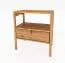 Nachtkommode Wellsford 06 Wildeiche massiv geölt - Abmessungen: 64 x 60 x 36 cm (H x B x T)