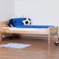 Kinderbett / Jugendbett "Easy Premium Line" K1/2n, Buche Vollholz massiv Natur - Maße: 90 x 200 cm