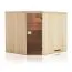 Elementsauna Tirari 68 mm mit Dachkranz - Außenmaße (B x T x H): 175 x 144 x 199 cm
