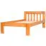 Kinderbett / Jugendbett Kiefer massiv Vollholz Erlefarben 76, inkl. Lattenrost - 100 x 200 cm (B x L)