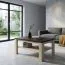 Couchtisch Aitape 19, Farbe: Sonoma Eiche dunkel / Sonoma Eiche hell - Abmessungen: 120 x 60 x 56 cm (B x T x H)