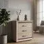 Kommode Kundiawa 05, Farbe: Sonoma Eiche hell / Sonoma Eiche dunkel - Abmessungen: 85 x 80 x 40 cm (H x B x T)