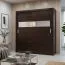 Schiebetürenschrank / Kleiderschrank Sepatan 06, Farbe: Wenge - Abmessungen: 210 x 170 x 60 cm (H x B x T)