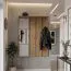 Garderobe Alotau 13, Farbe: Eiche - Abmessungen: 102 x 80 x 20 cm (H x B x T)