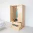 Kleiderschrank Kiefer 80 cm breit