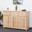 Kommode Kiefer massiv Vollholz natur 009 - Abmessung 100 x 150 x 45 cm (H x B x T)