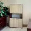 Schrank Cikupa 44, Farbe: Nuss / Ulme - Abmessungen: 160 x 90 x 40 cm (H x B x T)