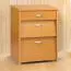 Schuhschrank Pamanukan 07, Farbe: Erle - Abmessungen: 69 x 50 x 34 cm (H x B x T)