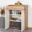 Garderoben Komplett - Set I Gataivai, 5-teilig, Farbe: Beige Hochglanz / Walnuss