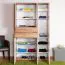 Garderoben Komplett - Set I Gataivai, 5-teilig, Farbe: Beige Hochglanz / Walnuss