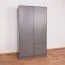Schmaler Kleiderschrank Hannut 39, Farbe: Anthrazit - Abmessungen: 190 x 100 x 56 cm (H x B x T)