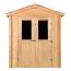 Holz-Gartenhaus 1,98 x 2,3 Meter (inkl. Dach) | Naturbelassen | Satteldach Abbildung