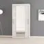 1 Meter breiter Kleiderschrank mit 2 Türen | Farbe: Weiß Abbildung