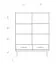 Vitrine Kumeu 53 Kernbuche massiv geölt - Abmessungen: 125 x 97 x 45 cm (H x B x T)