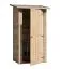 2er Set: Gartenschrank Horizonte inkl. Fußboden und Dacheindeckung - Abmessung: 66 x 93 x 183 cm (L x B x H)