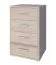 Kommode Garut 05, Farbe: Sonoma Eiche - Abmessungen: 80 x 50 x 40 cm (H x B x T)