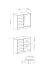 Schmale Kommode Hannut 32, Farbe: Eiche Artisan - Abmessungen: 84 x 90 x 40 cm (H x B x T)