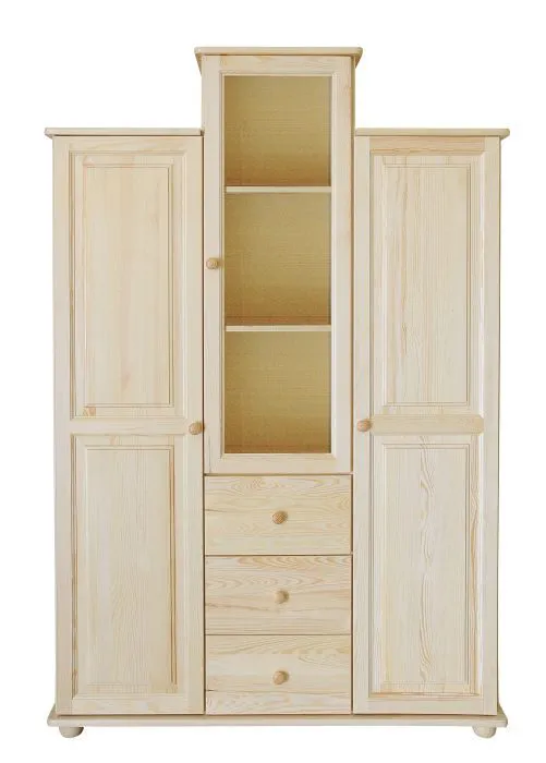 Kleiderschrank Holz natur