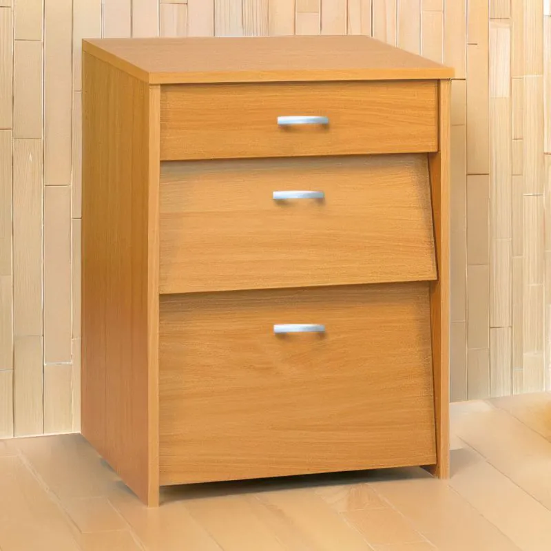 Schuhschrank Pamanukan 07, Farbe: Erle - Abmessungen: 69 x 50 x 34 cm (H x B x T)