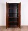 Schrank Mojokerto 23, Farbe: Walnuss / Schwarz - Abmessungen: 194 x 80 x 39 cm (H x B x T)